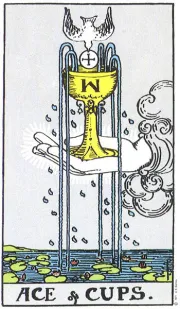 Ace of Cups tarot card illustration