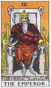 皇帝(The Emperor) tarot card illustration