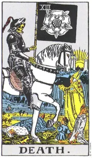 죽음(Death) tarot card illustration