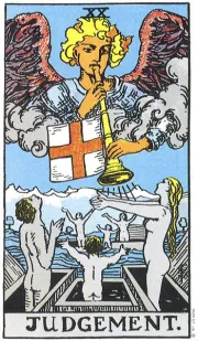 Judgement tarot card illustration